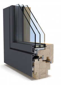 Holz-Aluminium Fenster