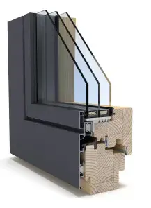 Holz-Aluminium Fenster